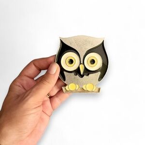 Owl lovers unisex removable belt buckle